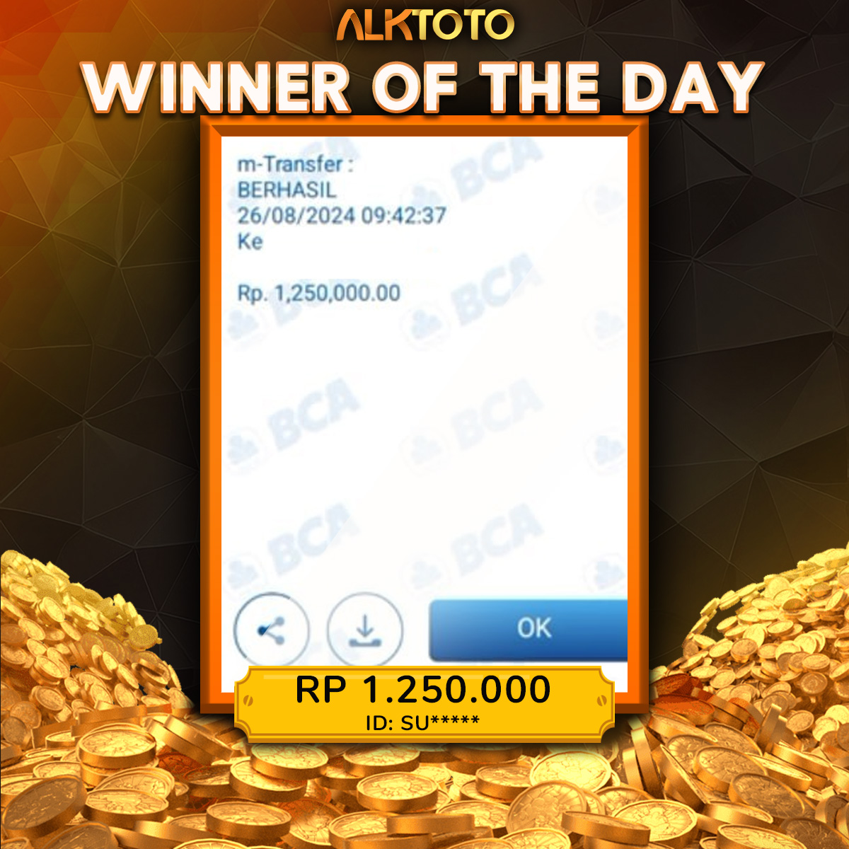 ALKTOTO WIN GAME IDN SLOT - THE CURSE OF MEDUSA Rp. 1.250.000 ,- LUNAS